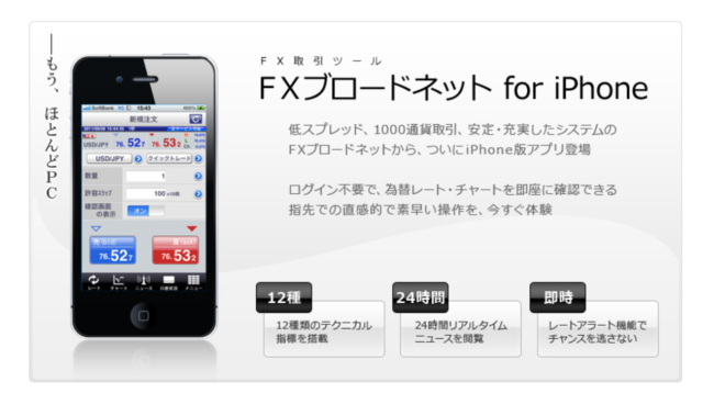 FXブロードネットアプリ