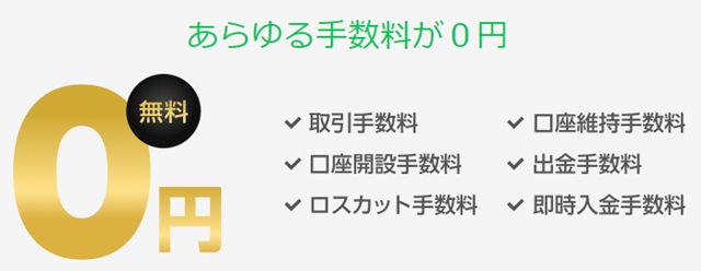 LINE FX 各種手数料が0円